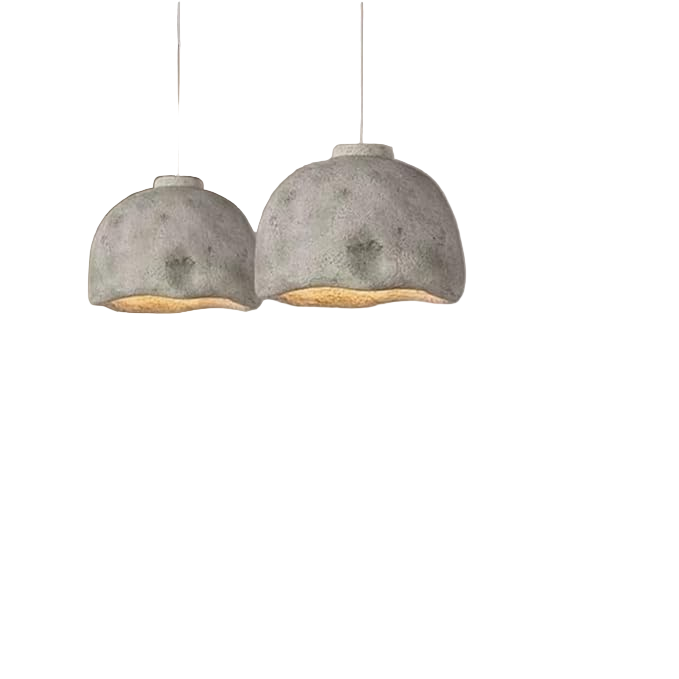 Resin Shade Retro Dome Pendant Light Fixture - V-intage Antique Chandelier