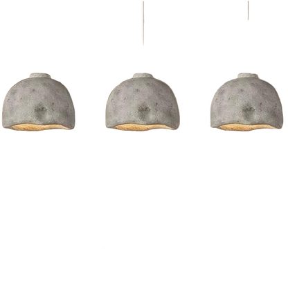 Resin Shade Retro Dome Pendant Light Fixture - V-intage Antique Chandelier