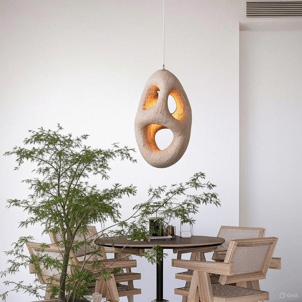 Resin Chandelier Industrial Farmhouse Pendant Light Modern Japanese Mini